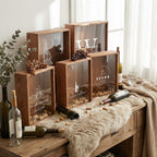 Oak Wine Cork Holder Box, Drop Slot Keepsake Display