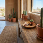 Olive Wood Organizer Tray, Catchall Dish for Keys Jewelry, Entryway Valet Bowl, 30x24cm
