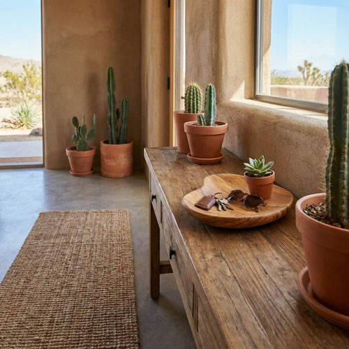 Olive Wood Organizer Tray, Catchall Dish for Keys Jewelry, Entryway Valet Bowl, 30x24cm